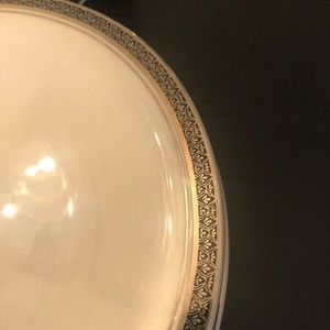 Set of Franciscan china. 8-5 piece place setting with platter & serving pieces.